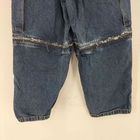 アンダーカバー UNDERCOVER デニムコンバーチブルワイドカーゴパンツ メンズ S