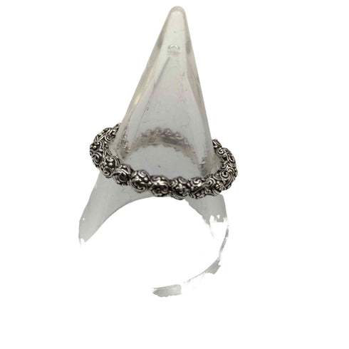 Gerochristo Band ring in Sterling silver 20388 メンズ 15号