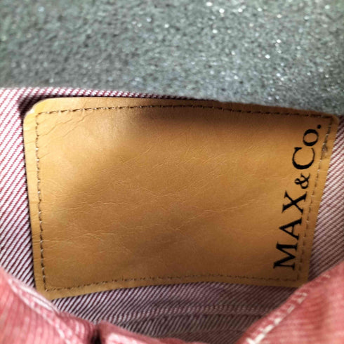 マックスアンドコー MAX & CO. イタリア製 カラー デニムジャケット レディース 36