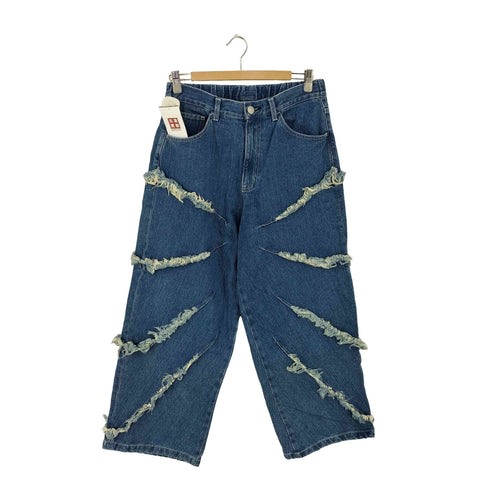 アズールバイマウジー AZUL by moussy DENIMフリンジワイド メンズ FREE