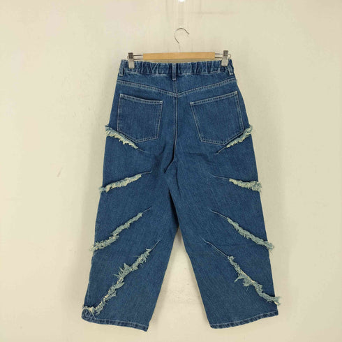 アズールバイマウジー AZUL by moussy DENIMフリンジワイド メンズ FREE