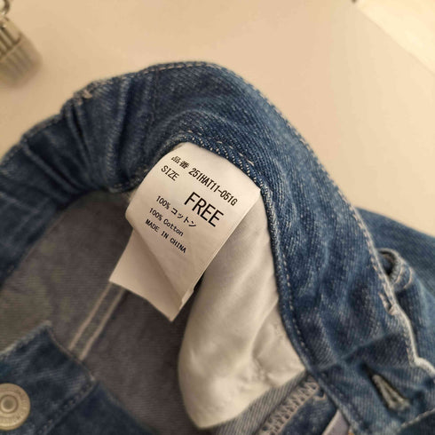 アズールバイマウジー AZUL by moussy DENIMフリンジワイド メンズ FREE