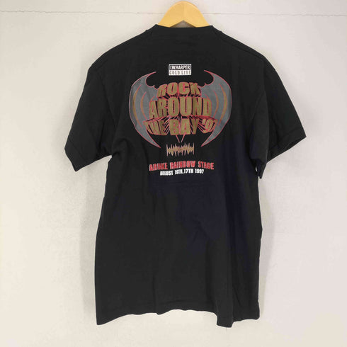 フルーツオブザルーム FRUIT OF THE LOOM 90-00s ROCK AROUND THE BAY 97 ロゴプリント 半袖Tシャツ カットソー メンズ L