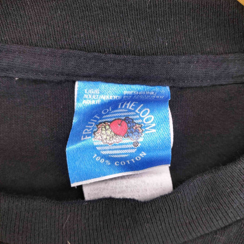 フルーツオブザルーム FRUIT OF THE LOOM 90-00s ROCK AROUND THE BAY 97 ロゴプリント 半袖Tシャツ カットソー メンズ L