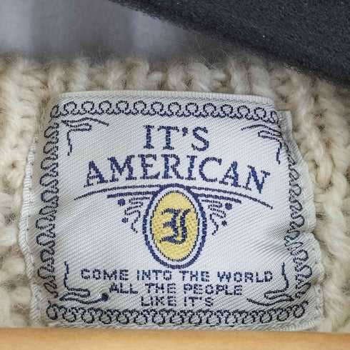 IT'S AMERICAN ノルディック柄ケーブルニット メンズ JPN:M