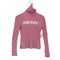 ダナキャランニューヨーク DKNY 00S ロゴデザインタートルネックニット レディース S