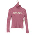 ダナキャランニューヨーク DKNY 00S ロゴデザインタートルネックニット レディース S