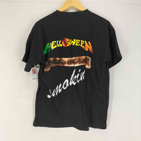 creditee HELLOWEEN 袖 裾シングル グラフィックプリント 半袖バンド Tシャツ カットソー メンズ L