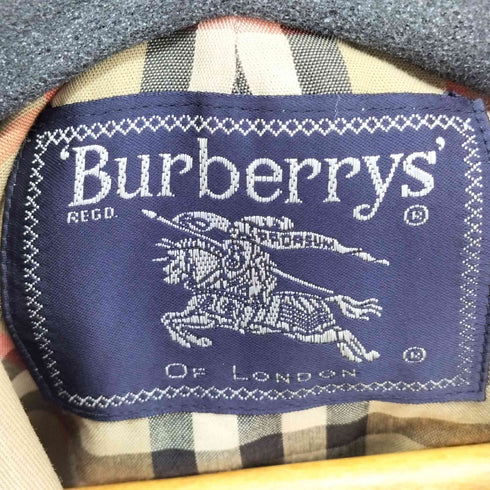 バーバリーズ BURBERRYS 90S ノバチェック ステンカラーコート メンズ