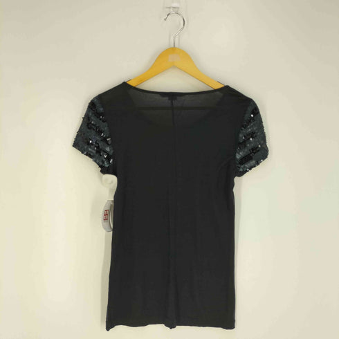アルマーニエクスチェンジ ARMANI EXCHANGE 袖スパンコール Tシャツ レディース import:M