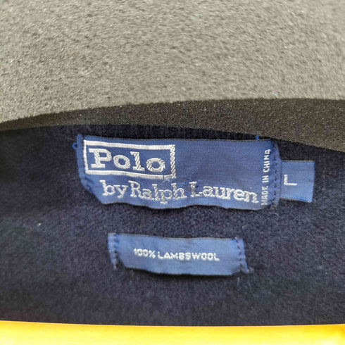 ポロバイラルフローレン Polo by RALPH LAUREN 90Sポニー刺繍Vネックウールニット メンズ JPN:L