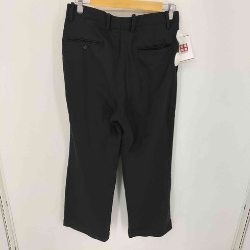 エムズブラック ms braque FLARE PANTS レーヨンスラックス メンズ 38