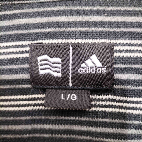 アディダス adidas 05S ボーダー プルオーバー ポロ メンズ import:L