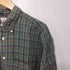 ギャップ Gap 90-00S OLD 白タグ L/S タータンチェック ボタンダウンシャツ メンズ import:M
