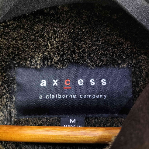 axcess フェイクスウェード ジップアップジャケット メンズ import:M