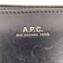 アーペーセー A.P.C. ロゴ刻印 ラウンドジップ 2つ折り財布 メンズ