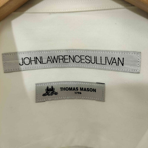 ジョンローレンスサリバン JOHN LAWRENCE SULLIVAN THOMAS MASON 穴あきデザイン レギュラーカラーシャツ レディース S
