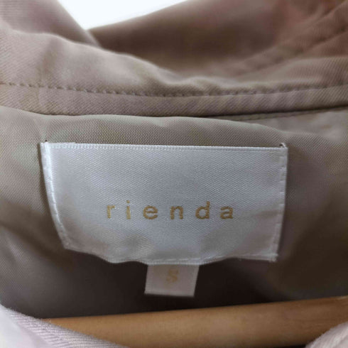 リエンダ rienda 22SS Myトレンチコート レディース JPN:S