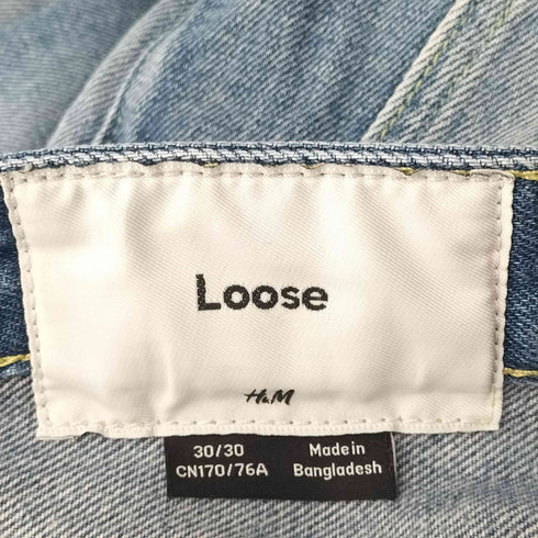 エイチアンドエム H&M Loose ジップフライデニムパンツ メンズ 30/30