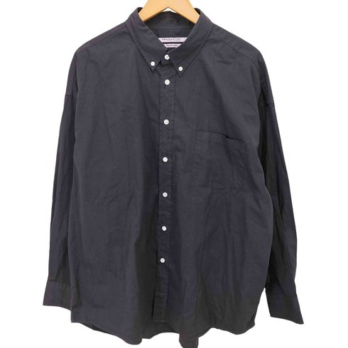 ジャーナルスタンダードトライセクト JOURNAL STANDARD TRISECT The FAT Shirt 製品染め ビッグシルエット ボタンダウン L/S シャツ メンズ JPN:M