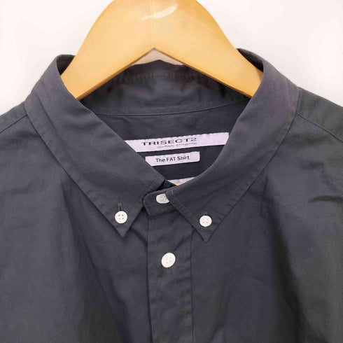 ジャーナルスタンダードトライセクト JOURNAL STANDARD TRISECT The FAT Shirt 製品染め ビッグシルエット ボタンダウン L/S シャツ メンズ JPN:M