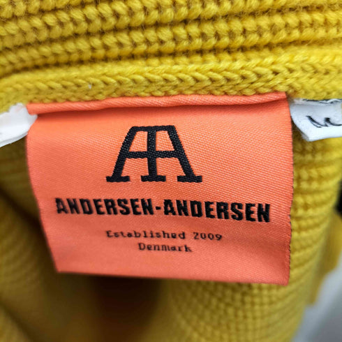 アンデルセンアンデルセン ANDERSEN-ANDERSEN 別注 5GG 5ゲージ クルーネック ニット 片畦編み モックネック ニット メンズ import:M