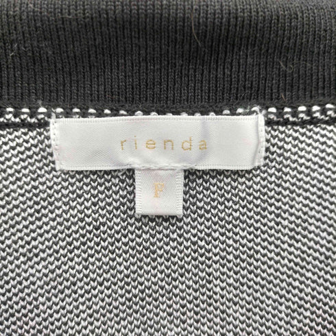 リエンダ rienda 23SS チェーンベルトバイカラーニットワンピース レディース FREE
