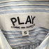 プレイコムデギャルソン PLAY COMME des GARCONS AD2018 /2 Black Heart L/S Striped Shirt ブラック ハート ストライプ シャツ メンズ JPN:S