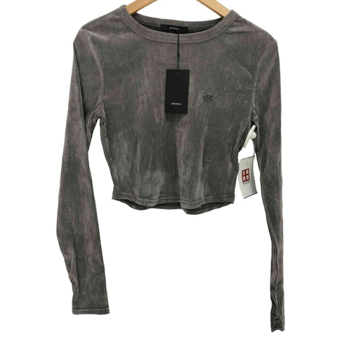 エモダ EMODA 24AW シアーベロアプレートトップス レディース FREE