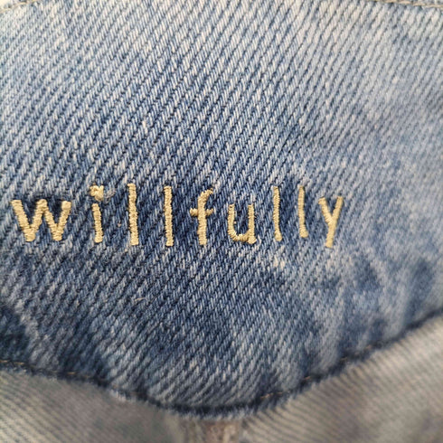 ウィルフリー willfully ベルト付き フィッシャーマン デニム レディース JPN:S