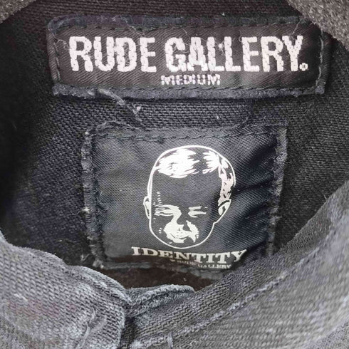 ルードギャラリー RUDE GALLERY identity ブラックデニムシャツ メンズ JPN:M
