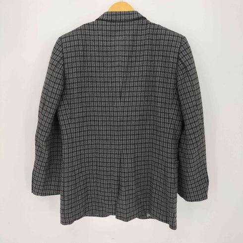 アクアスキュータム AQUASCUTUM ウール チェック 2Bテーラードジャケット メンズ