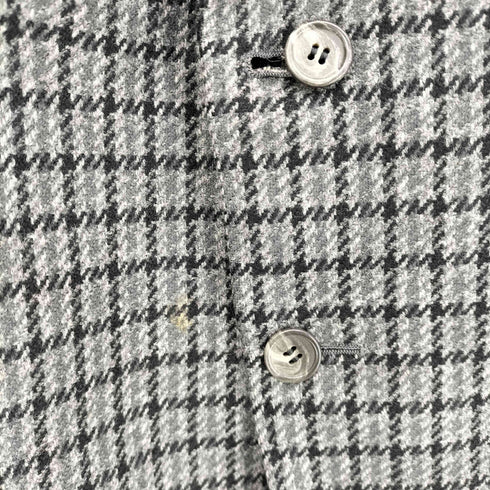 アクアスキュータム AQUASCUTUM ウール チェック 2Bテーラードジャケット メンズ