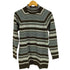 アーペーセー A.P.C. フランス製 マルチ ボーダー ウール アクリル タートルネック ニット セーター レディース import:M