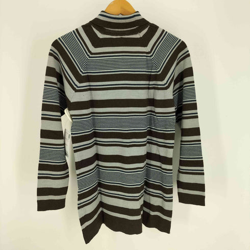アーペーセー A.P.C. フランス製 マルチ ボーダー ウール アクリル タートルネック ニット セーター レディース import:M