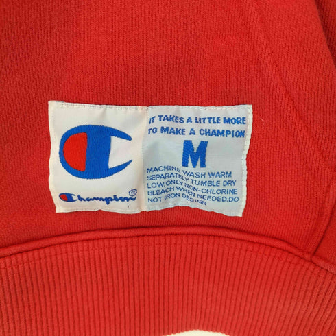 チャンピオン Champion オーバーサイズ 裏起毛ブランドロゴ刺繍プルオーバーパーカー メンズ JPN:M