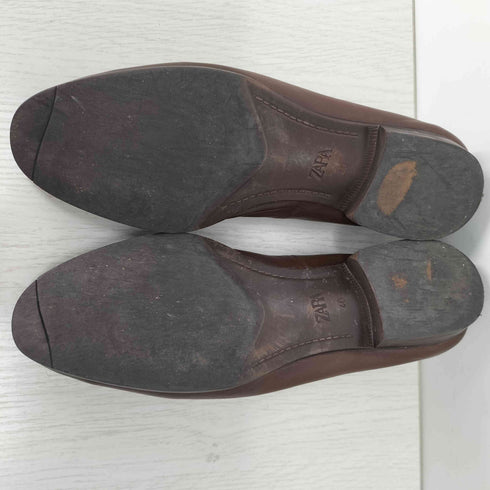 ザラ ZARA レザーローファー メンズ EUR:40