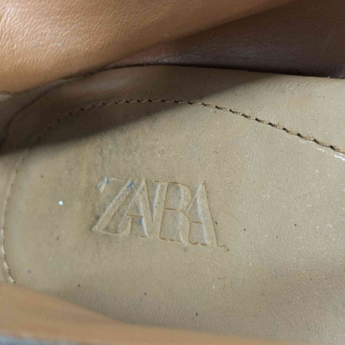 ザラ ZARA レザーローファー メンズ EUR:40