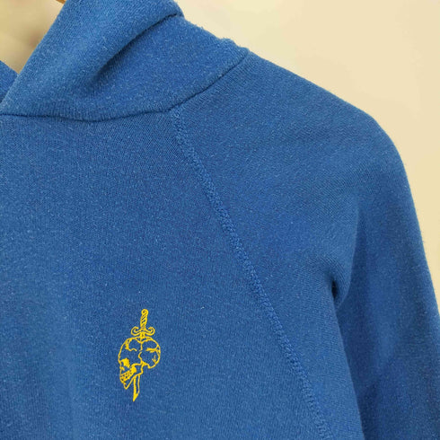 タルテックス TULTEX 80s USA製 ロゴ刺繍 ラグラン プルオーバーパーカー メンズ import:S