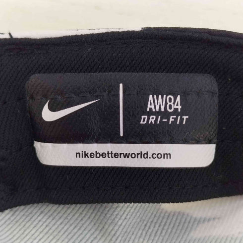 ナイキ NIKE AW84 DRI-FIT 総柄 ロゴプリント ジェットキャップ メンズ