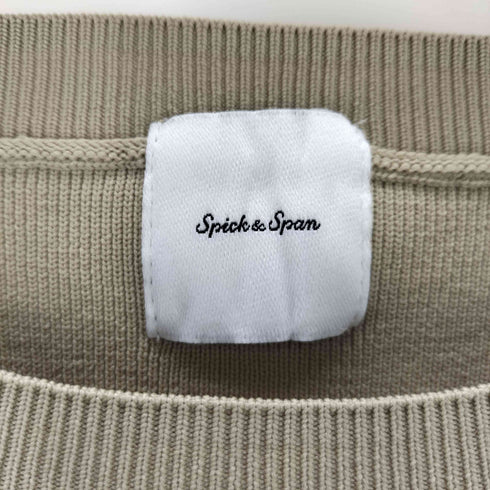 スピックアンドスパン Spick and Span ウォッシャブルルーズクルーネックプルオーバー レディース