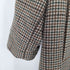 ザラ ZARA チェック柄 ウール オーバーサイズ ダブルチェスターコート レディース import:XS