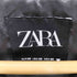 ザラ ZARA チェック柄 ウール オーバーサイズ ダブルチェスターコート レディース import:XS