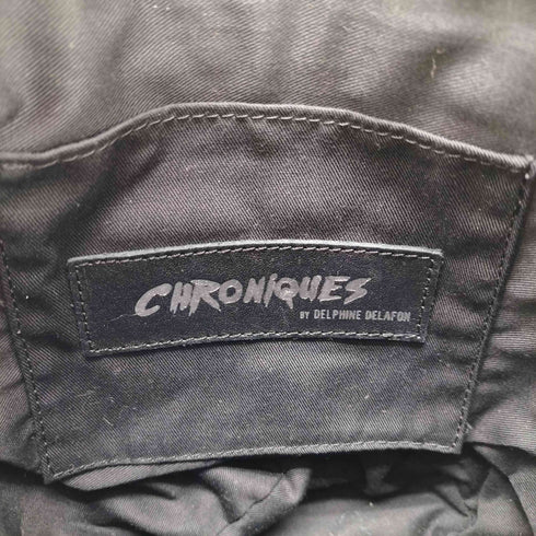クロニクスバイデルフィンデラフォン Chroniques by Delphine Delafone 編み込み レザーショルダーバッグ レディース