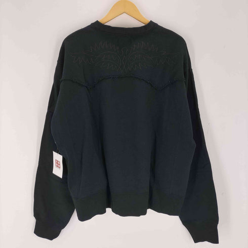 デラックス DELUXE WILSON ウエスタン刺繍クルーネックスウェット メンズ JPN:XL