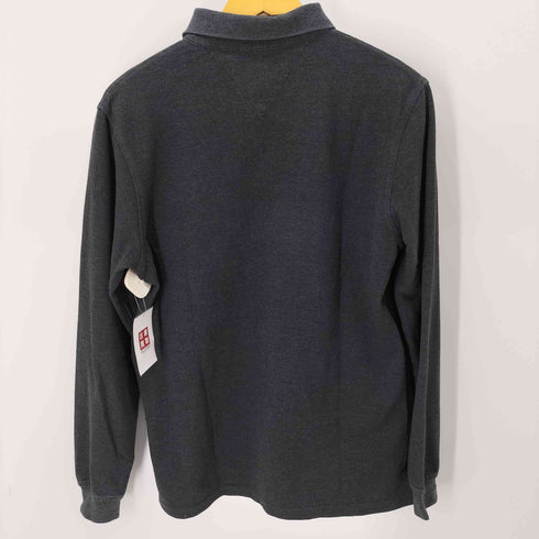 トミーヒルフィガー TOMMY HILFIGER ワンポイントロゴ刺繍 L/S ポロシャツ メンズ JPN:M