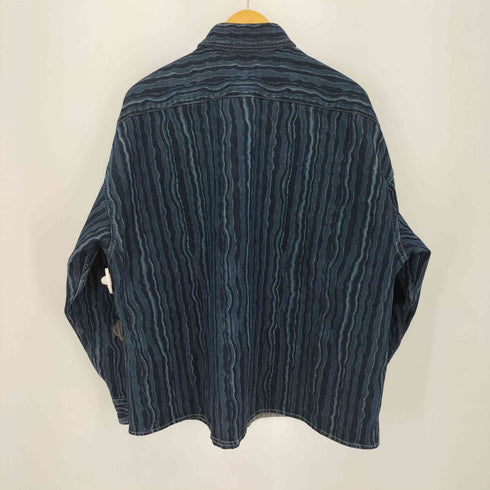 マルニ MARNI 22SS ファニーストライプ デニムシャツジャケット メンズ EUR:46