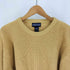 ランズエンド LANDS END 80-90S 畦編み コットン クルーネック ニット メンズ import:M