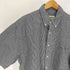 エディーバウアー Eddie Bauer 90-00S 白タグ ギンガムチェック B.D S/S シアサッカー コットン シャツ メンズ import:M