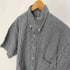 エディーバウアー Eddie Bauer 90-00S 白タグ ギンガムチェック B.D S/S シアサッカー コットン シャツ メンズ import:M